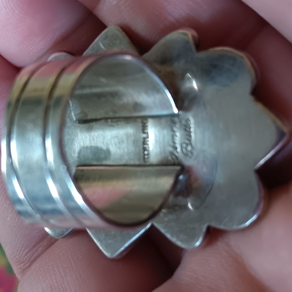 Chimney Butte sterling onyx cross ring - Picture 4 of 8